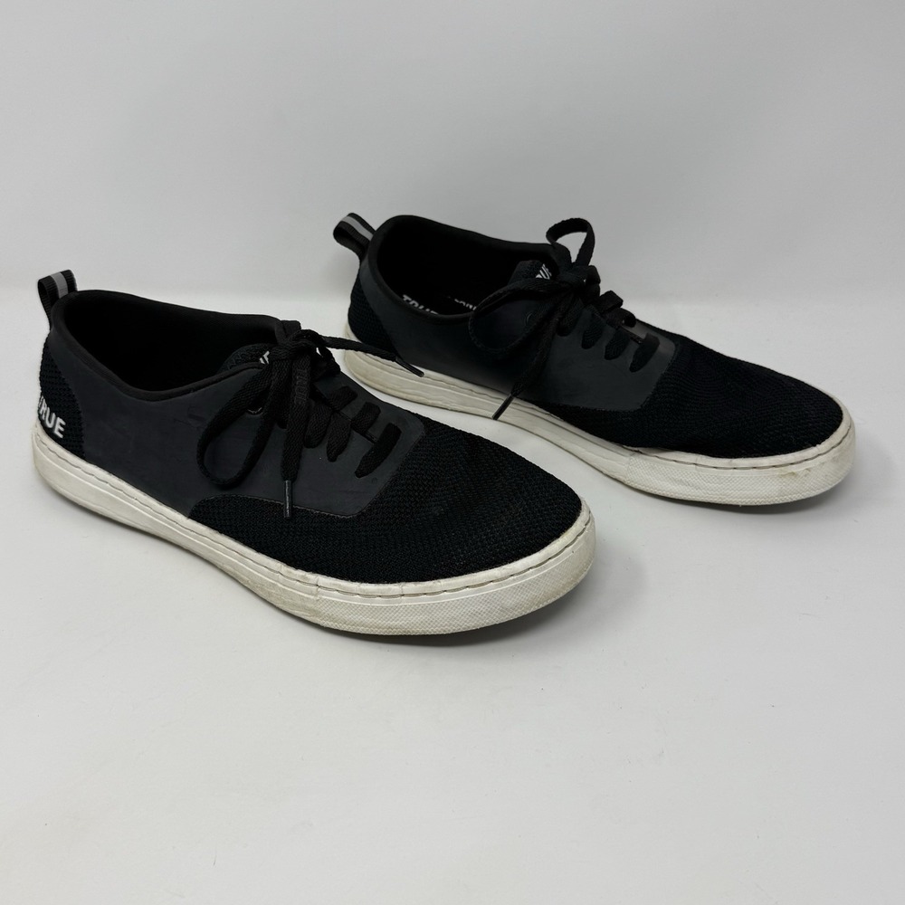 TRUE Linkswear ECO Knit Golf Shoes Black Recycled Polyester Men's US 8
